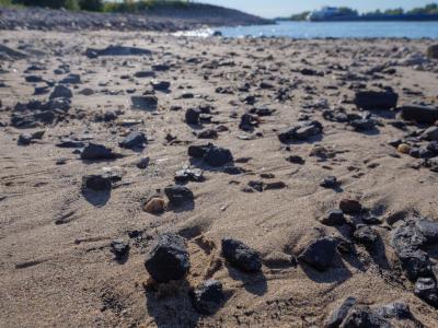 Kohle aus dem Wrack bei Perrich 09.08.2022?