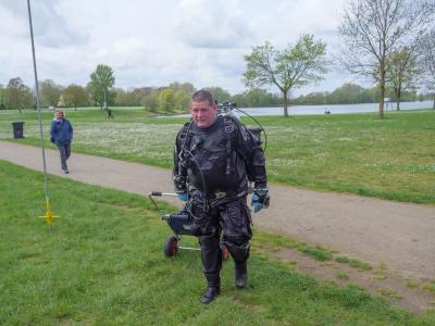 Rainer auf dem Rückweg