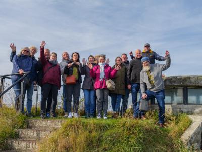 Gruppenbild vom  Dach von Fort Sint Pieter Maastricht