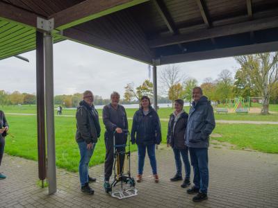 Gruppe nach dem Aufbau